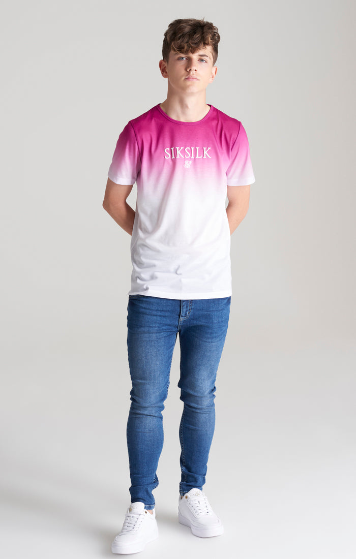 Load image into Gallery viewer, Boys Pink High Fade T-Shirt (2)