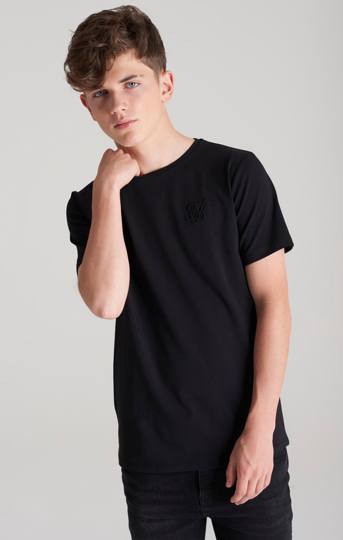 Load image into Gallery viewer, Boys Black Branded T-Shirt