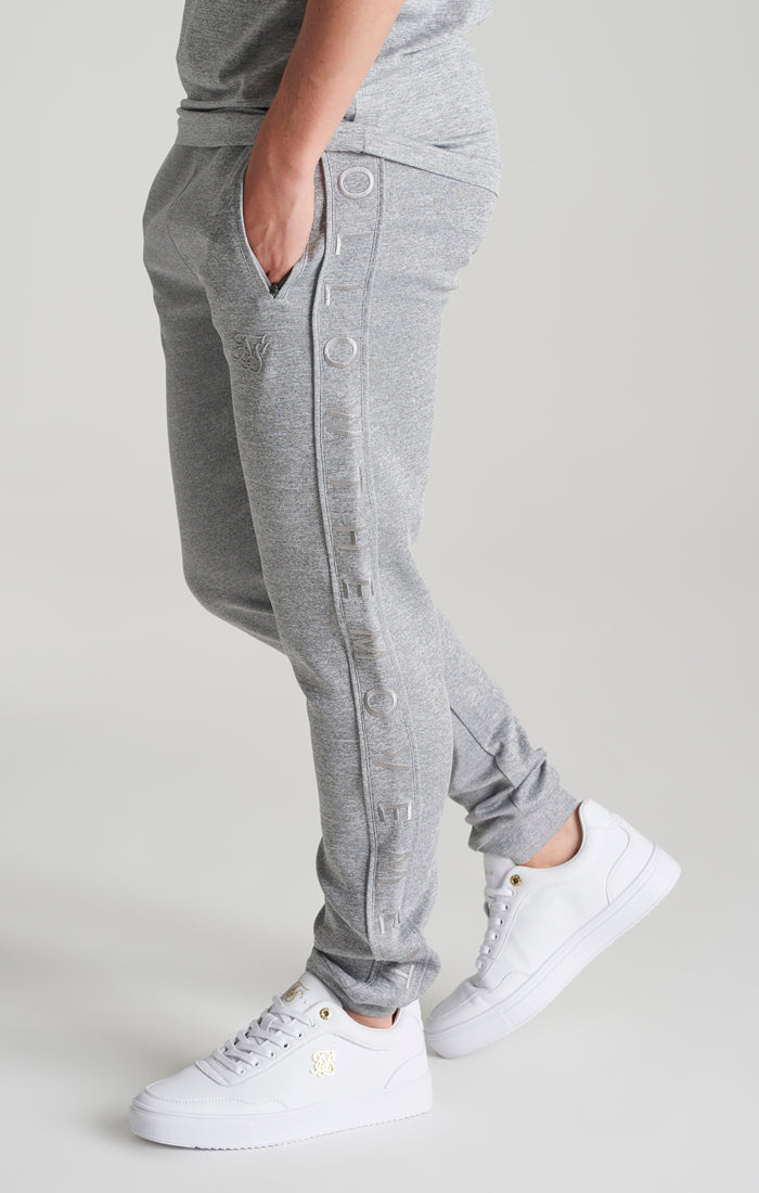 Load image into Gallery viewer, Boys Grey Marl Panelled Jogger