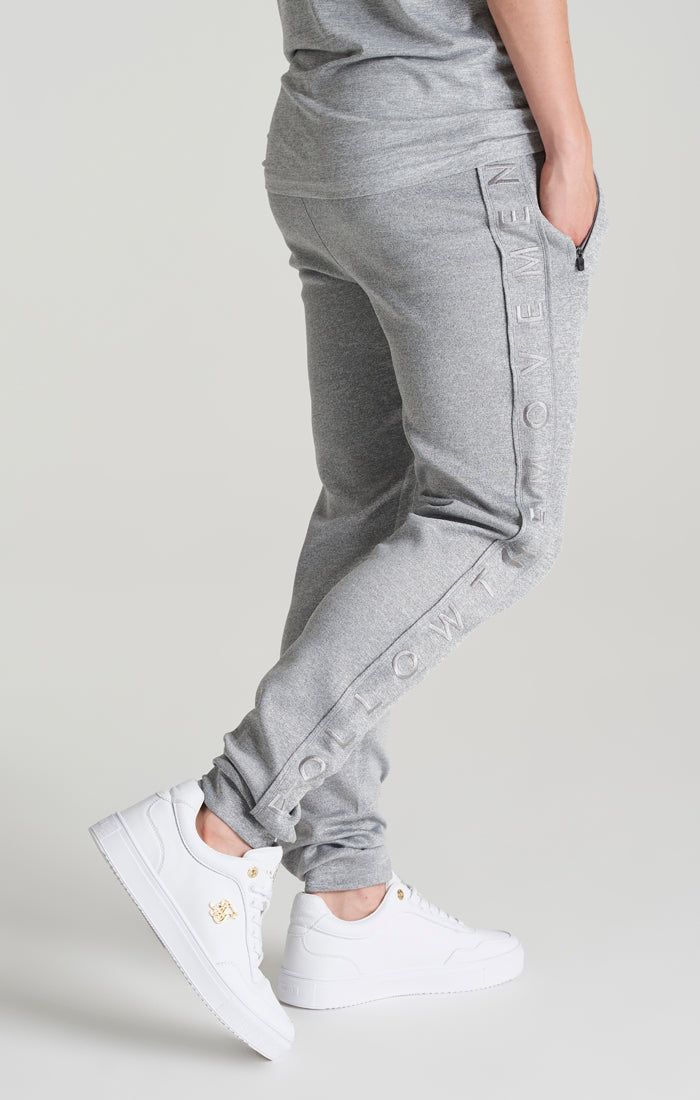 Load image into Gallery viewer, Boys Grey Marl Panelled Jogger (1)