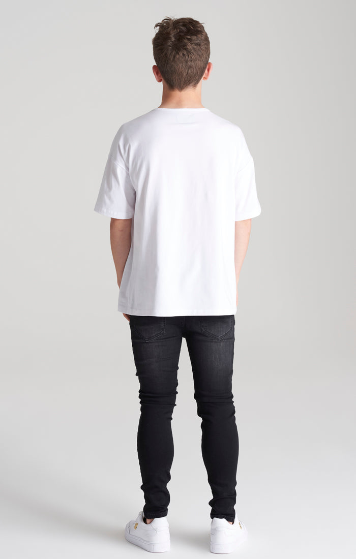 Load image into Gallery viewer, Boys White Oversized T-Shirt (3)