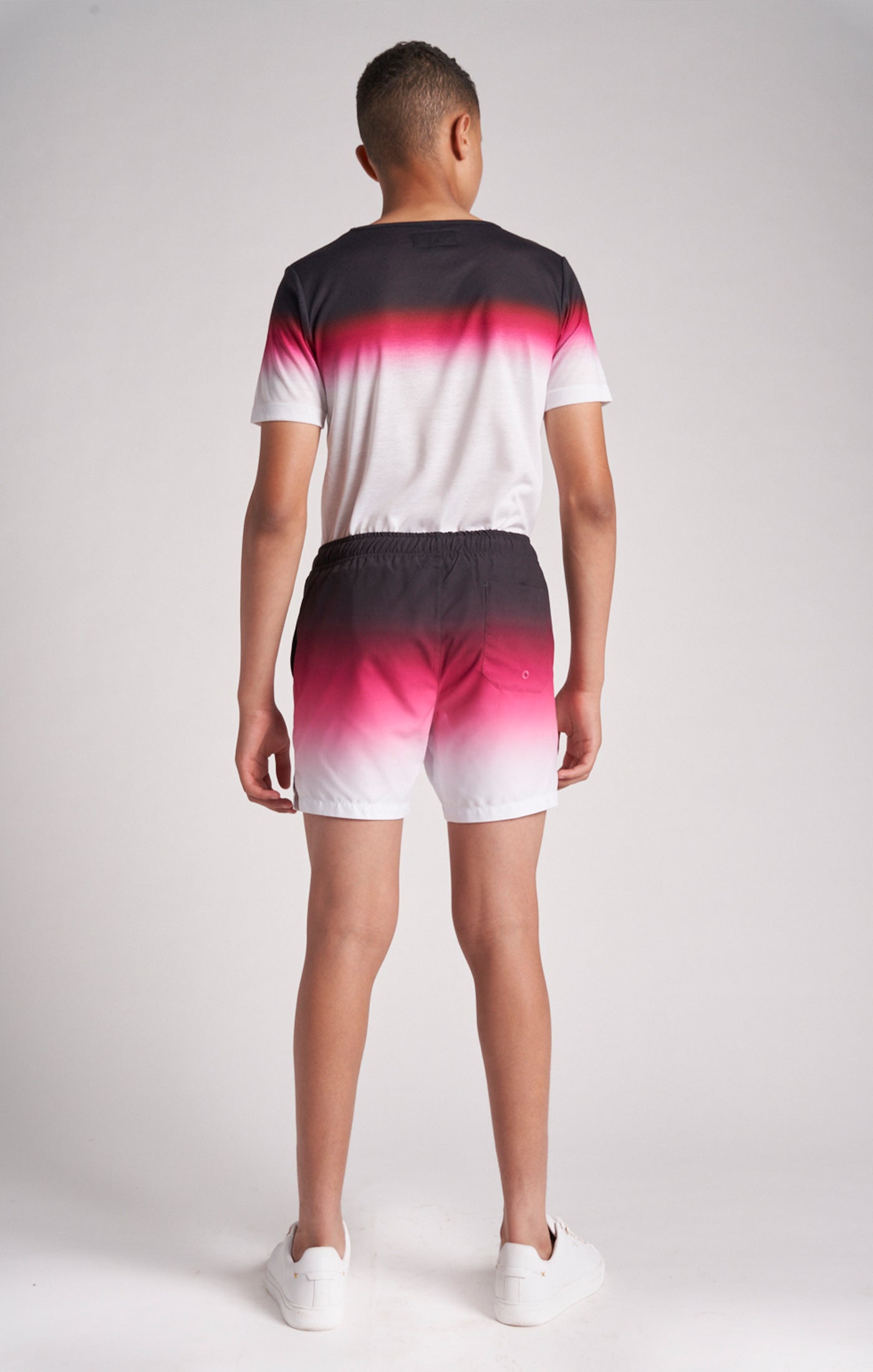 Load image into Gallery viewer, Boys Pink Fade Swim Short (6)