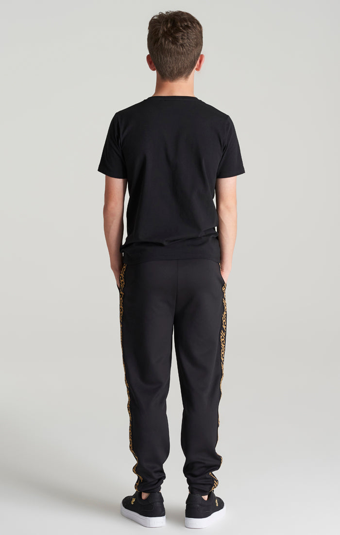 Load image into Gallery viewer, Boys Black Taped Loose Fit Jogger (2)