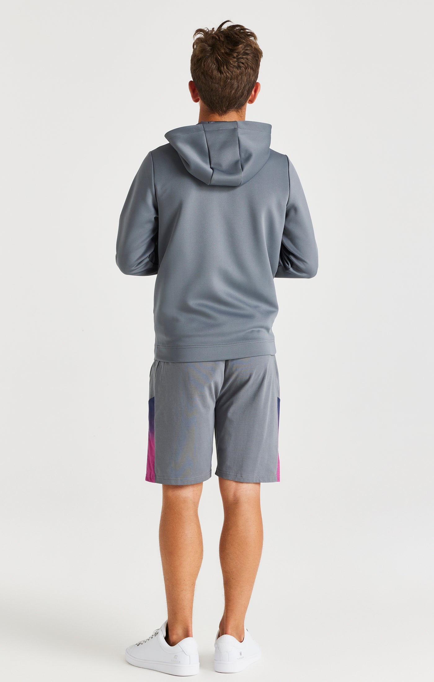 Load image into Gallery viewer, SikSilk Navigate Fade Zip Through - Grey (4)