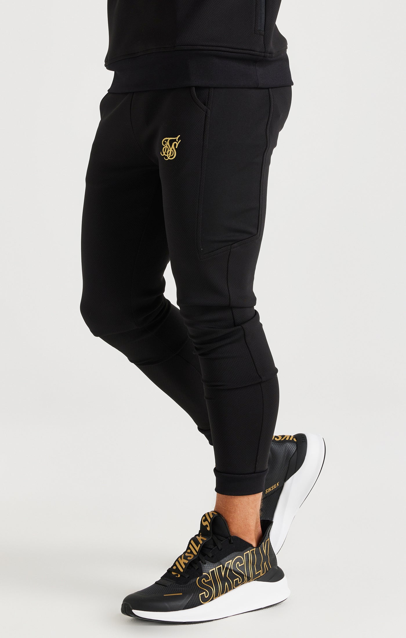 Load image into Gallery viewer, SikSilk Retro Scope Trousers - Black