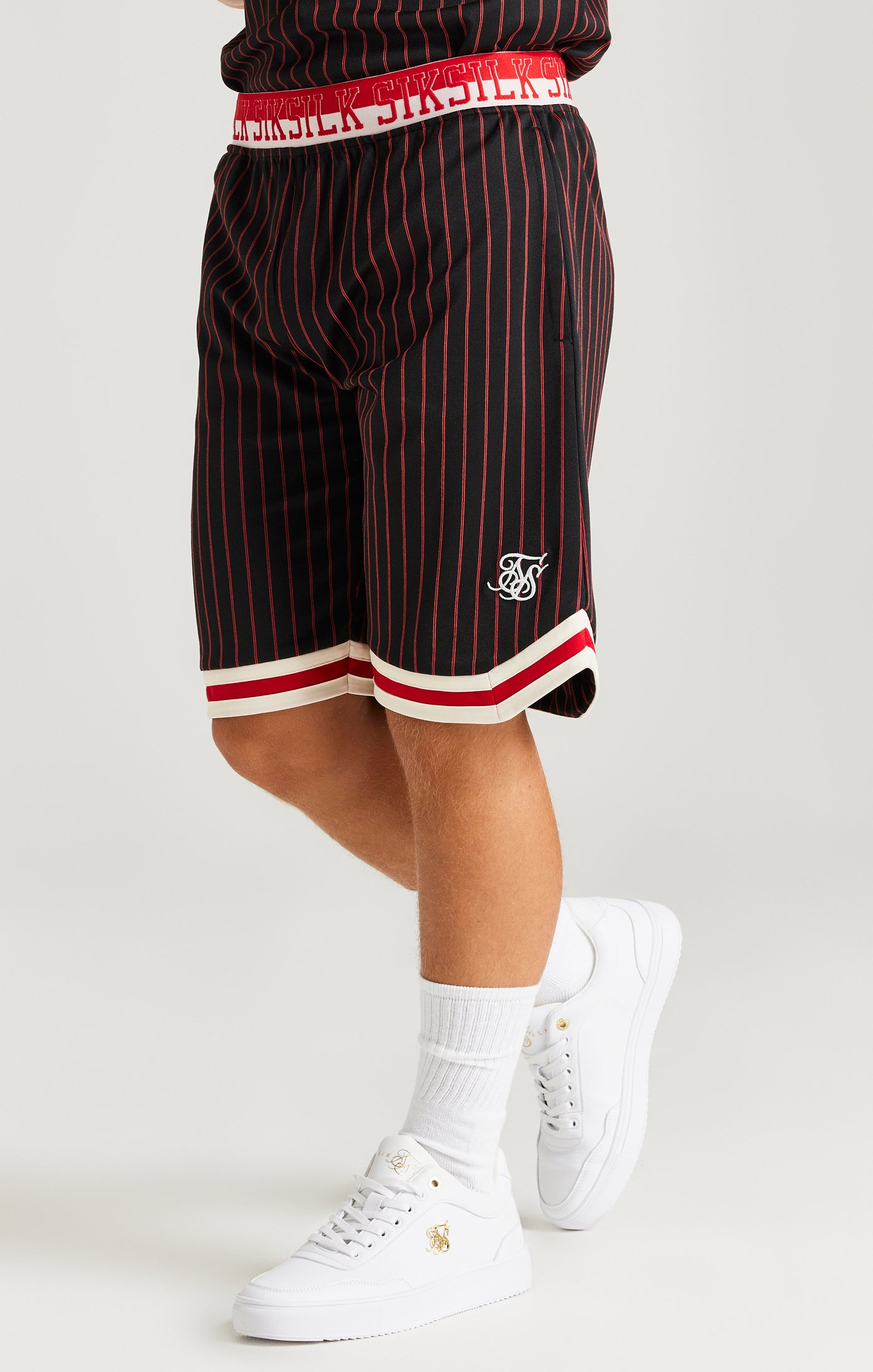 Load image into Gallery viewer, SikSilk Retro Classic Basketball Shorts - Black