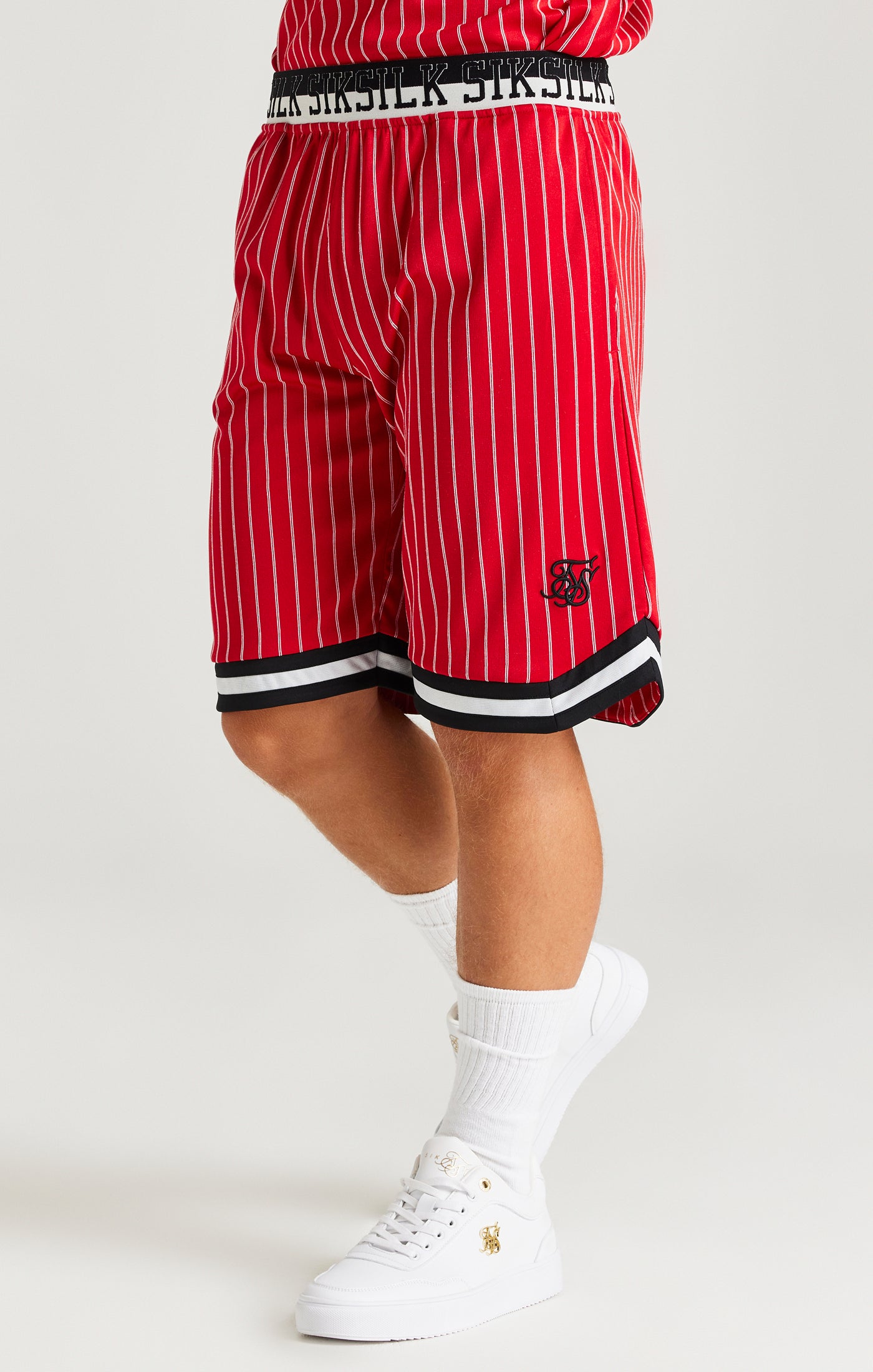Load image into Gallery viewer, SikSilk Retro Classic Basketball Shorts - Red