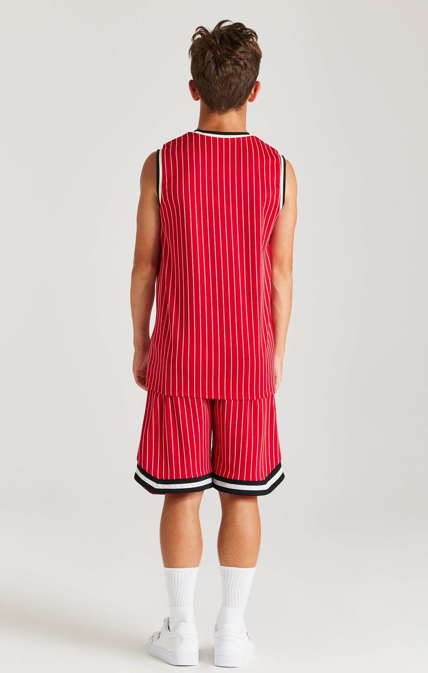 Load image into Gallery viewer, SikSilk Retro Classic Basketball Shorts - Red (4)