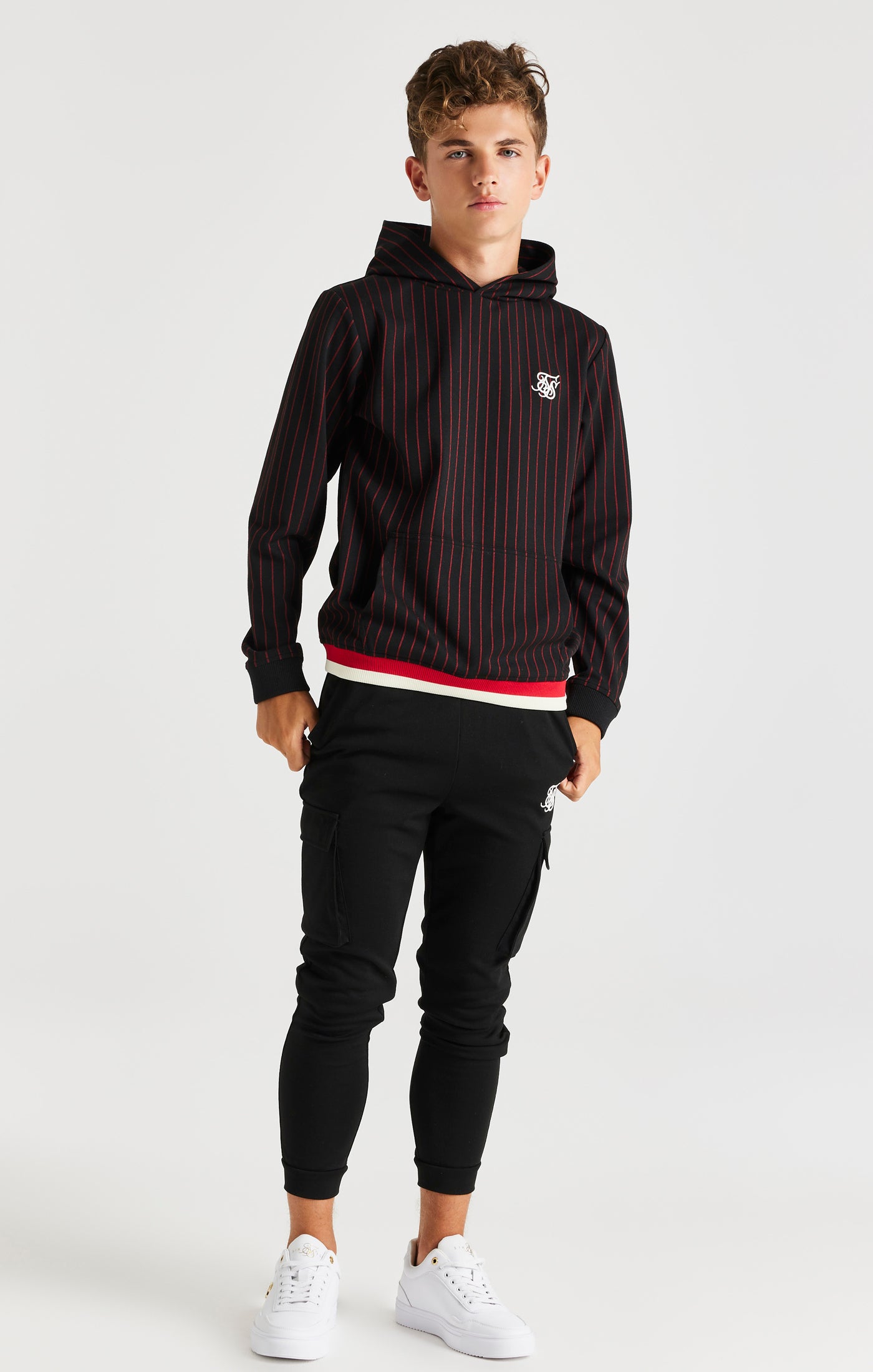 Load image into Gallery viewer, SikSilk Retro Classic Overhead Hoodie - Black (2)
