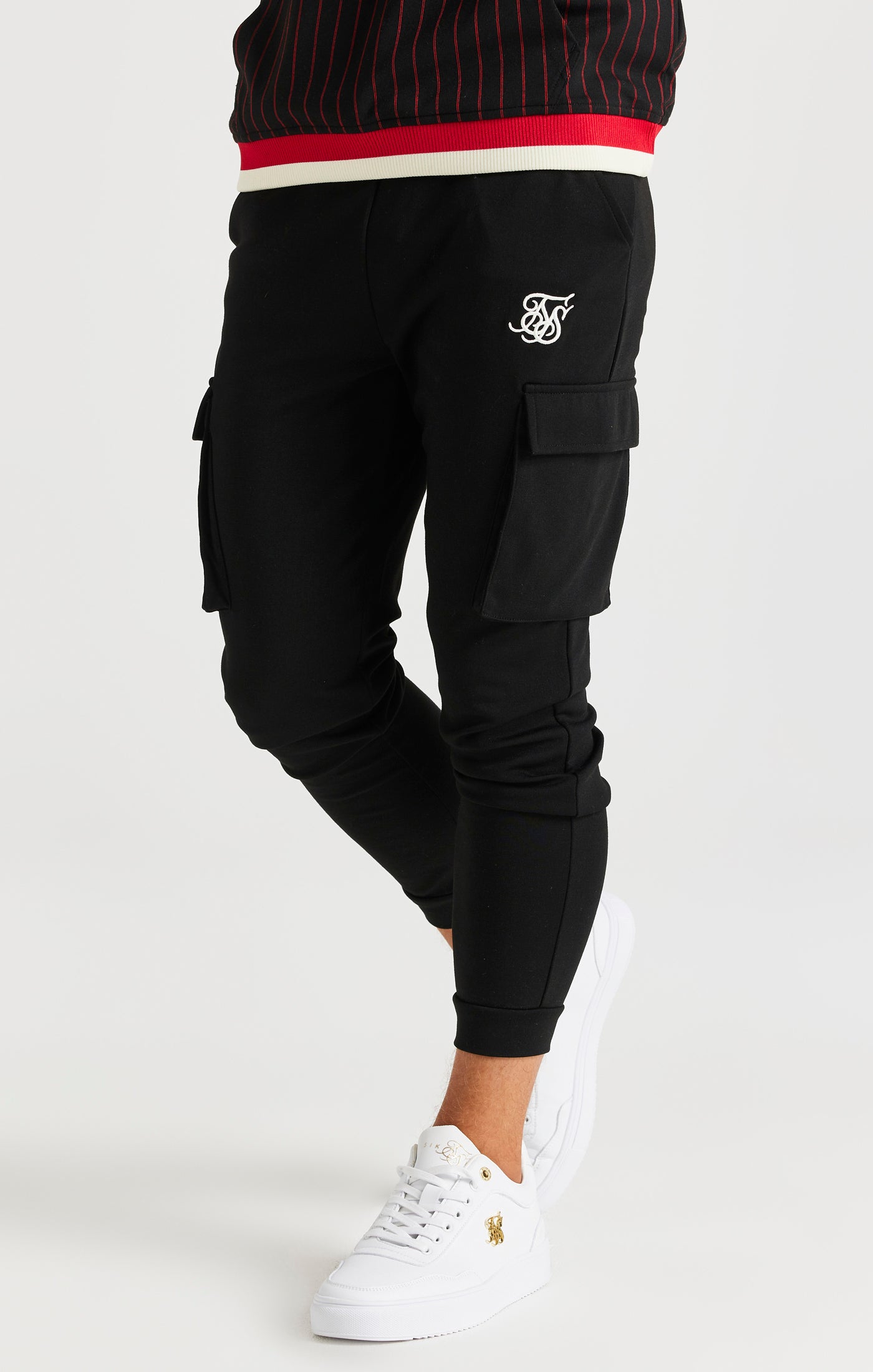Load image into Gallery viewer, SikSilk Retro Classic Cargo Pants - Black