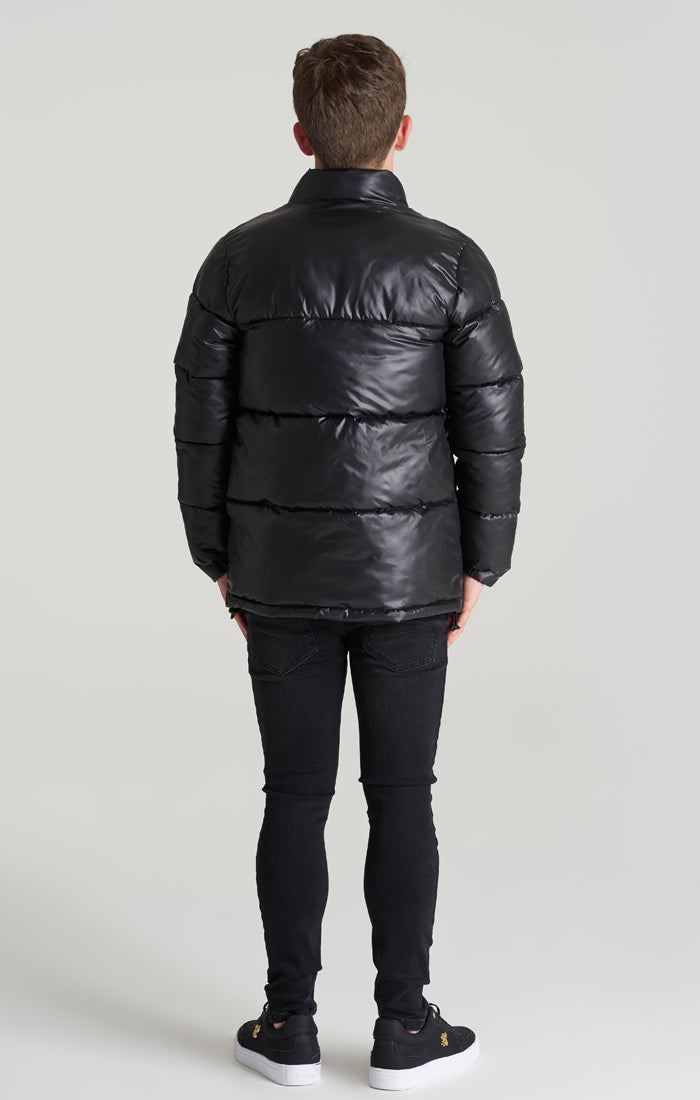 Load image into Gallery viewer, Boys Black Bubble Jacket (7)
