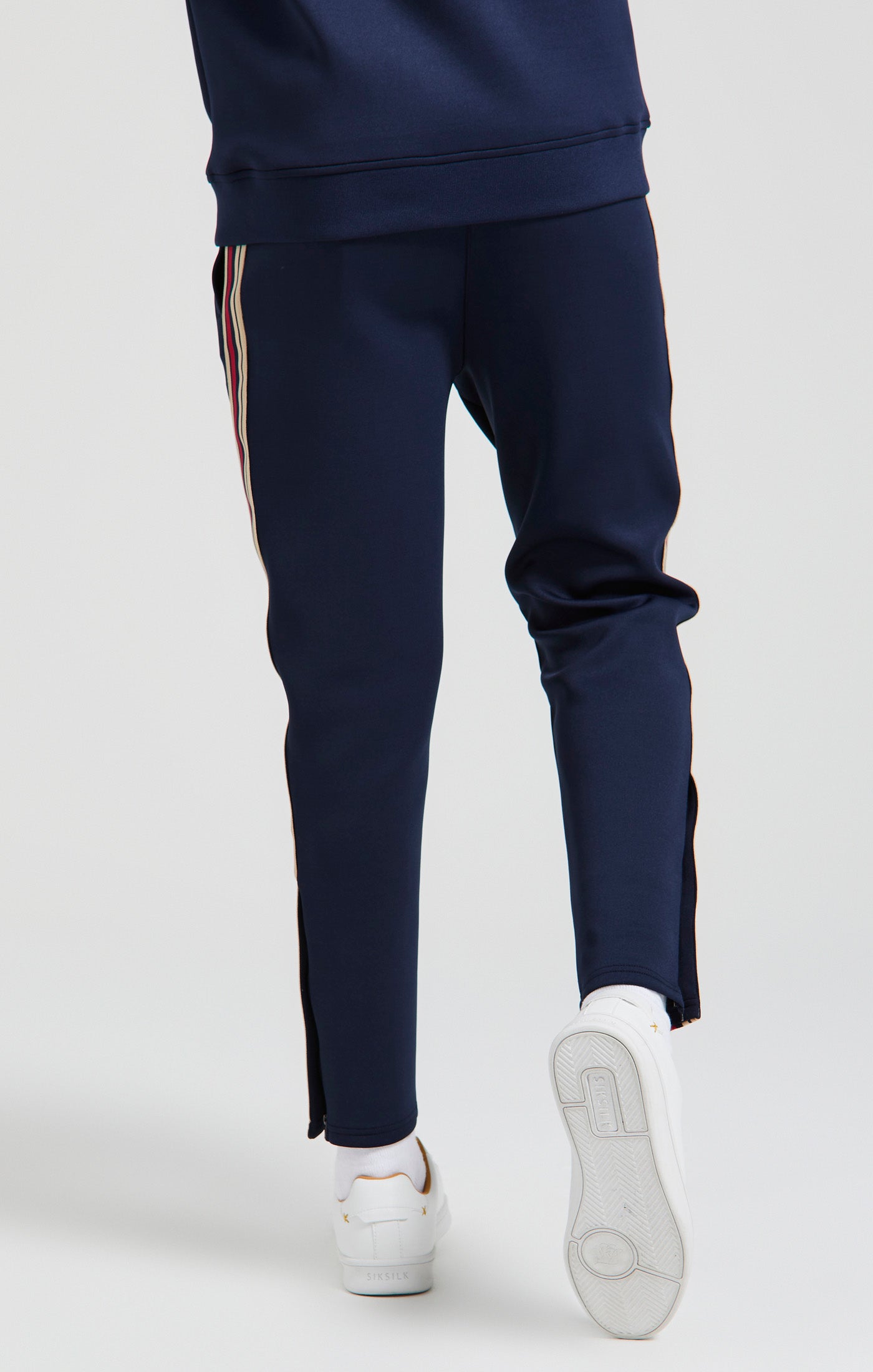 Load image into Gallery viewer, Boys Messi x SikSilk Navy Taped Loose Fit Pant (2)