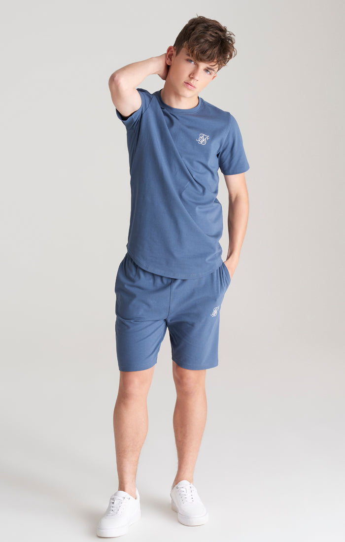 Load image into Gallery viewer, Boys Blue T-Shirt And Short Twin Set