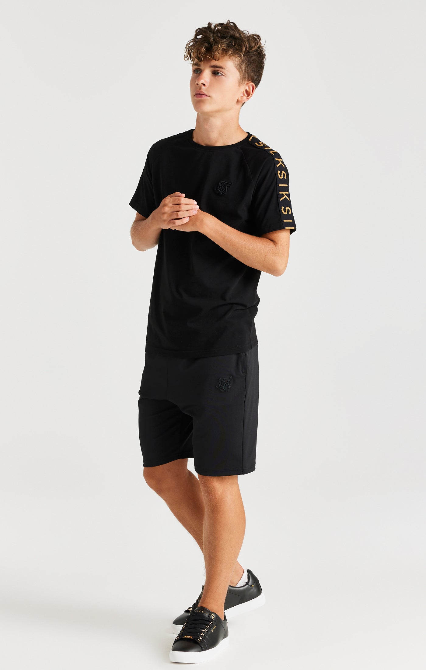 Load image into Gallery viewer, SikSilk Taped Shorts - Black (2)