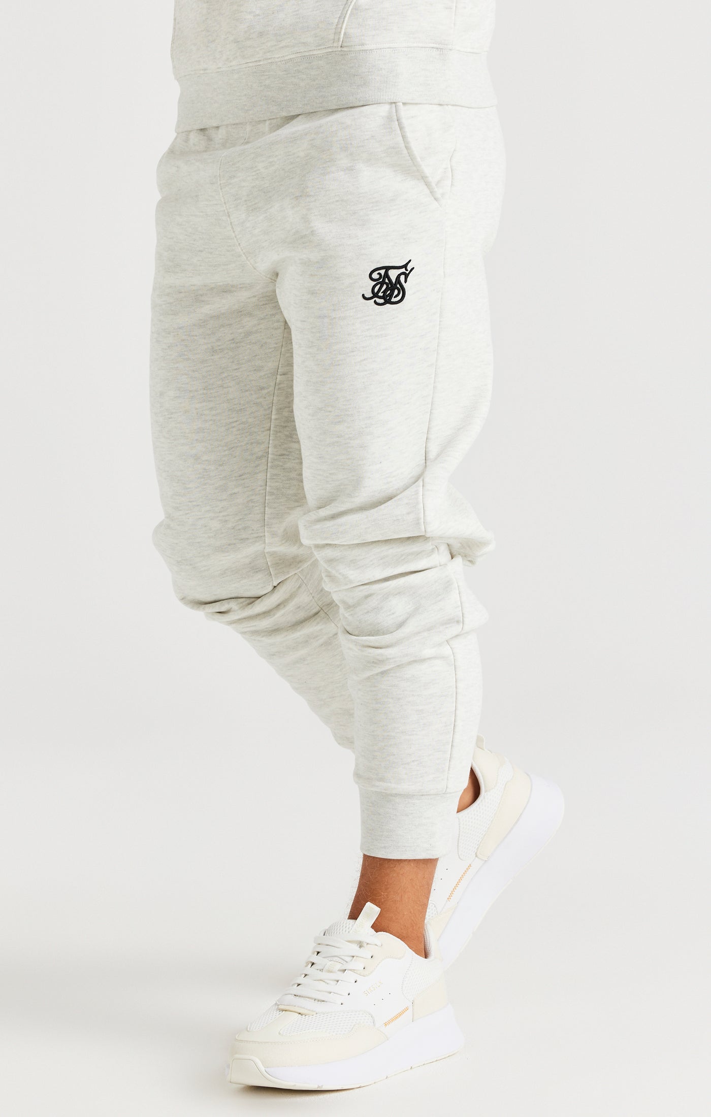 Load image into Gallery viewer, SikSilk Cuffed Jogger - Snow Marl