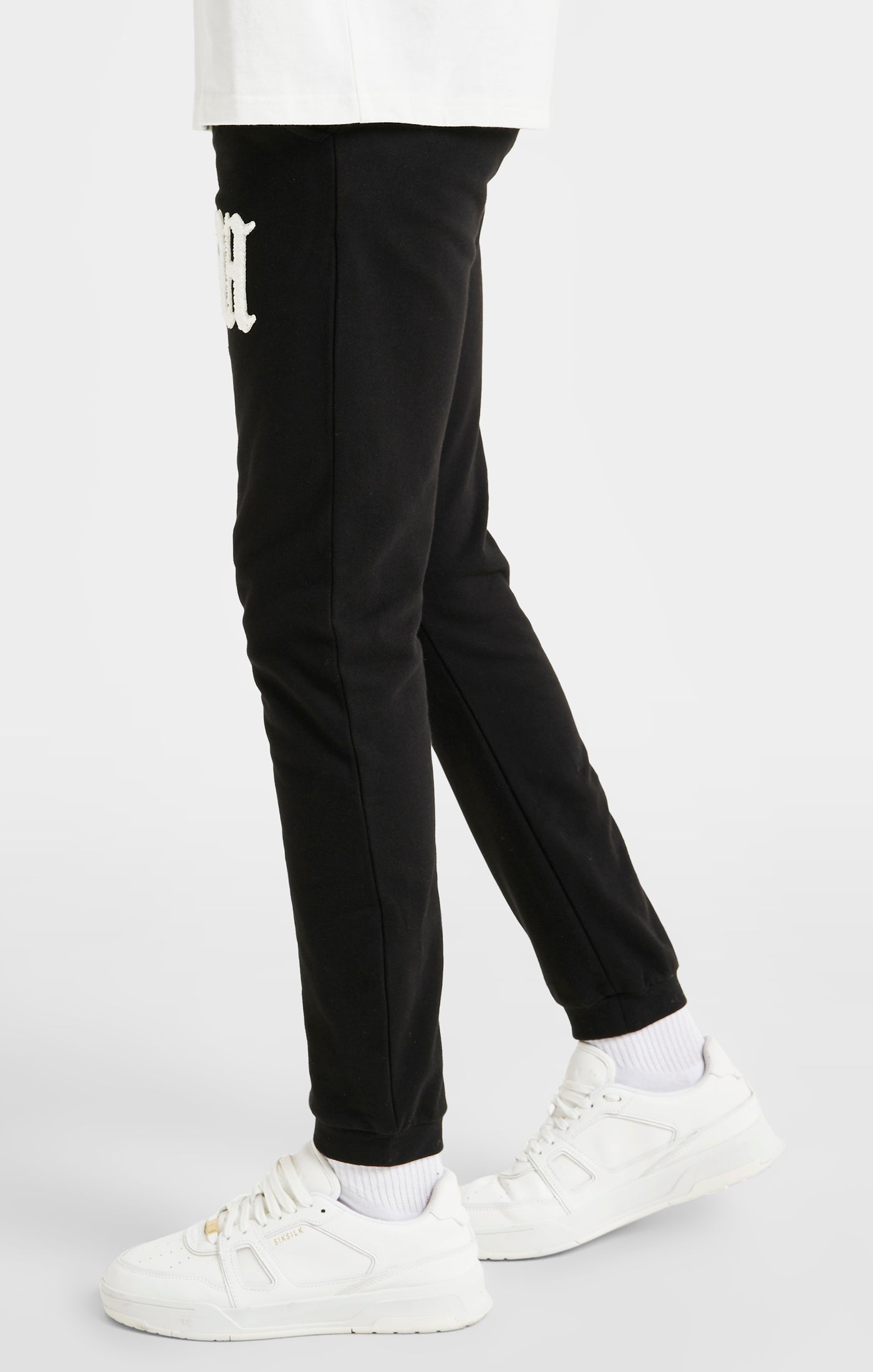 Load image into Gallery viewer, Messi x SikSilk Logo Pant - Black (1)