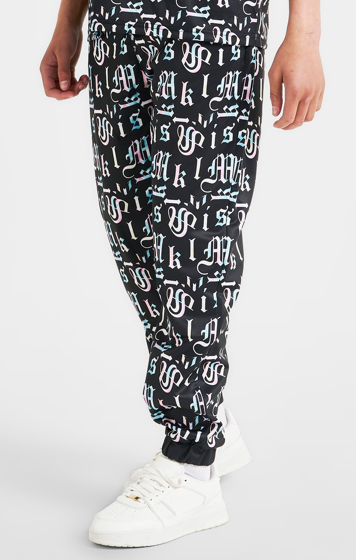 Load image into Gallery viewer, Boys Messi x SikSilk Black Printed Pant