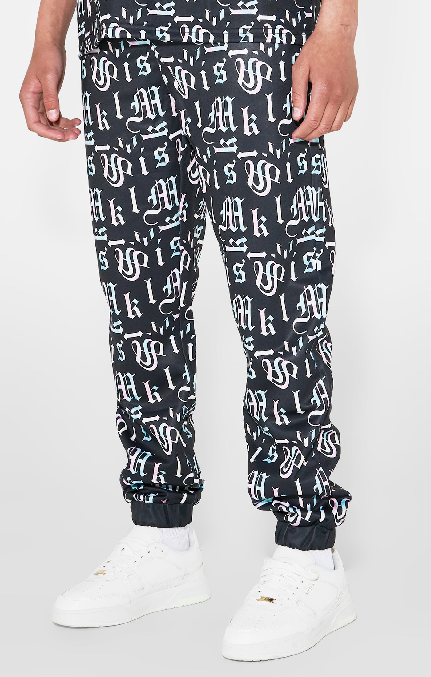 Load image into Gallery viewer, Boys Messi x SikSilk Black Printed Pant (5)