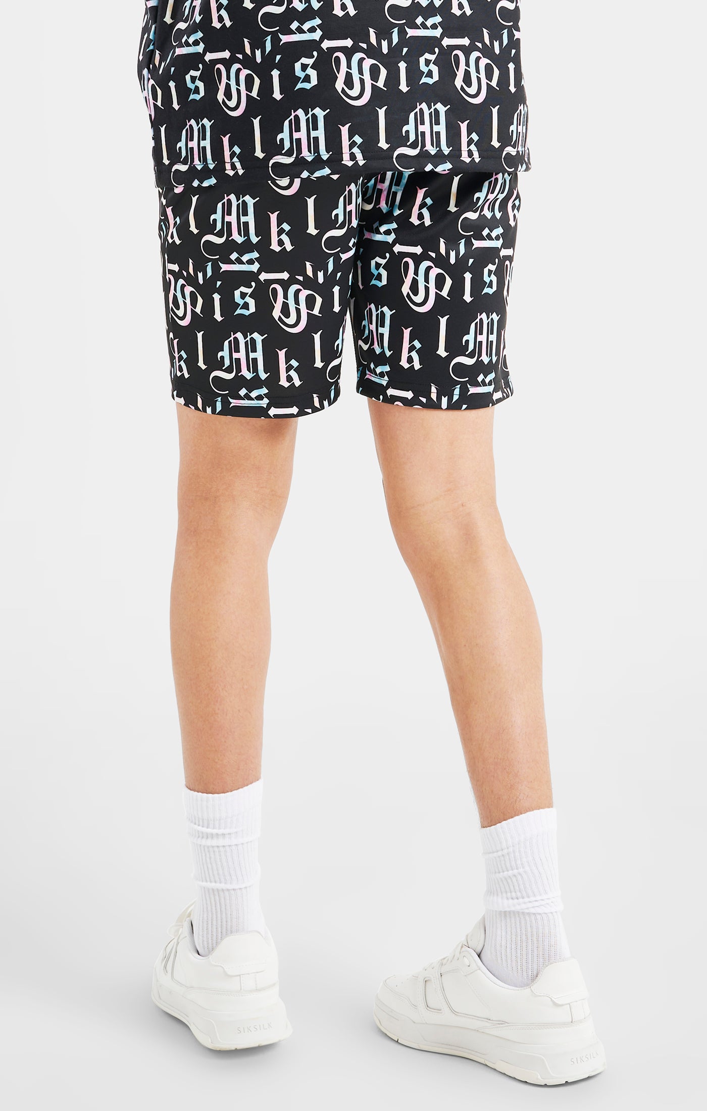 Load image into Gallery viewer, Boys Messi x SikSilk Black Printed Short (3)