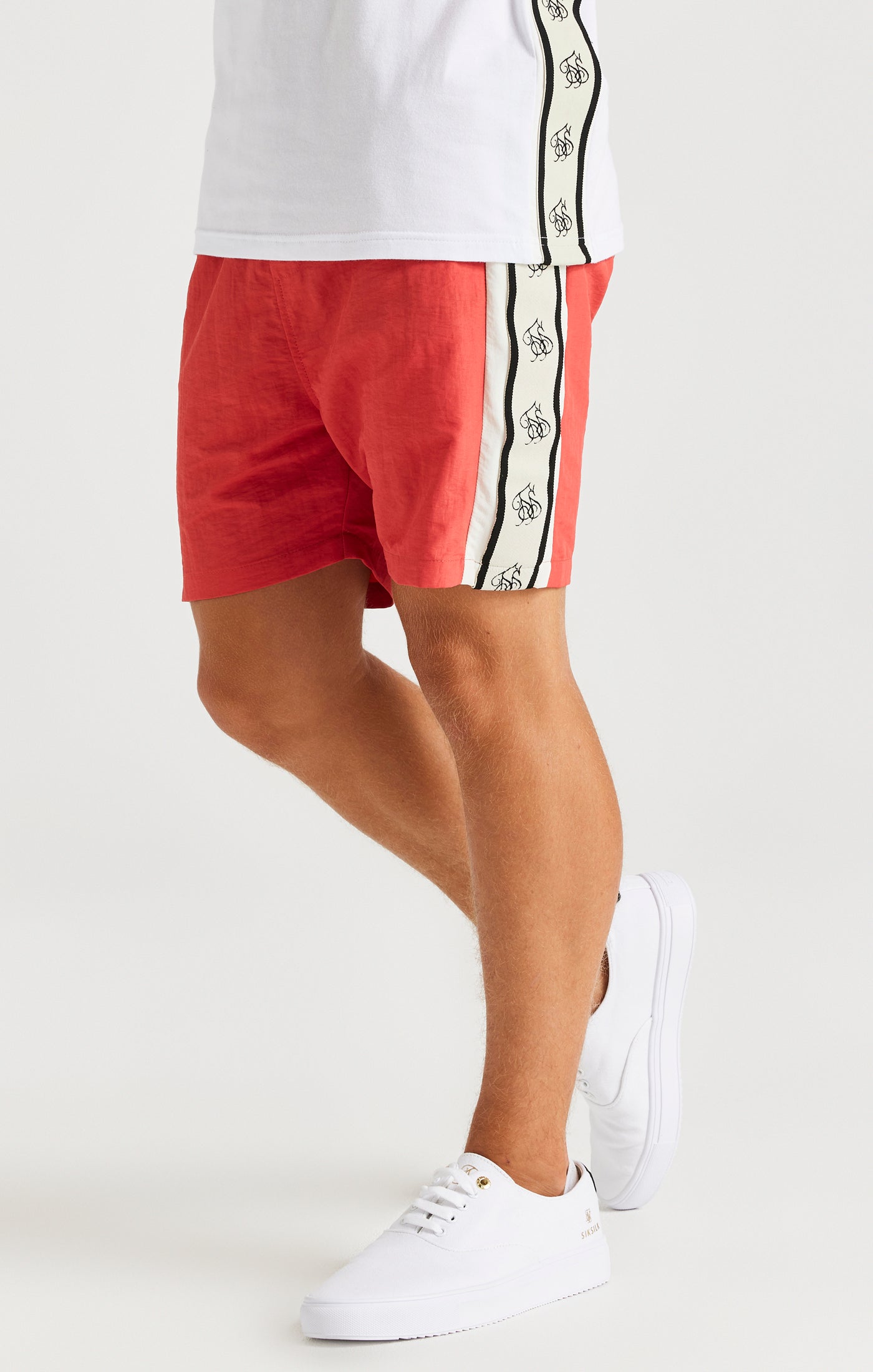 Load image into Gallery viewer, SikSilk Cali Tape Shorts - Orange