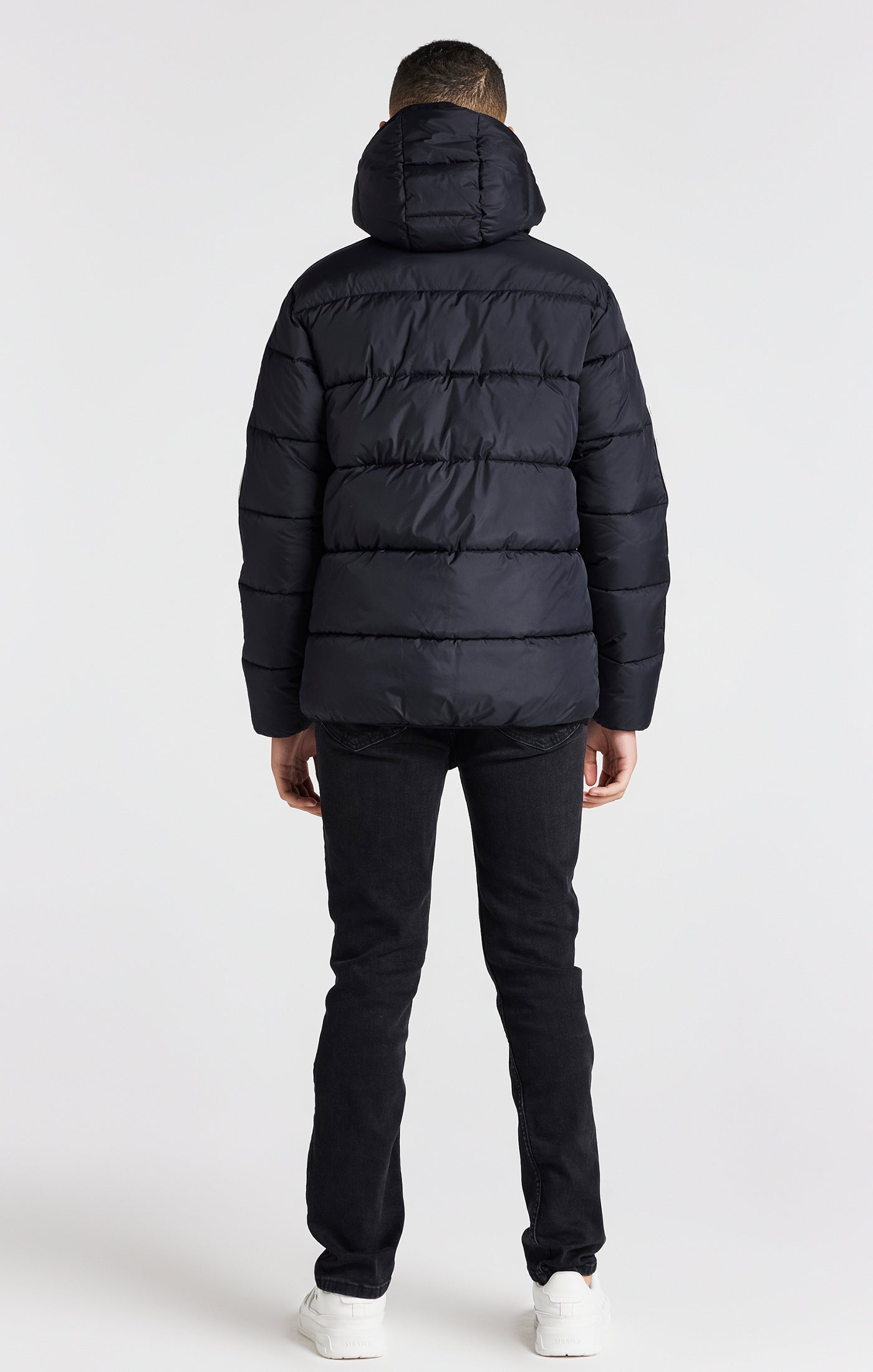 Load image into Gallery viewer, Boys Black Bubble Parka (4)