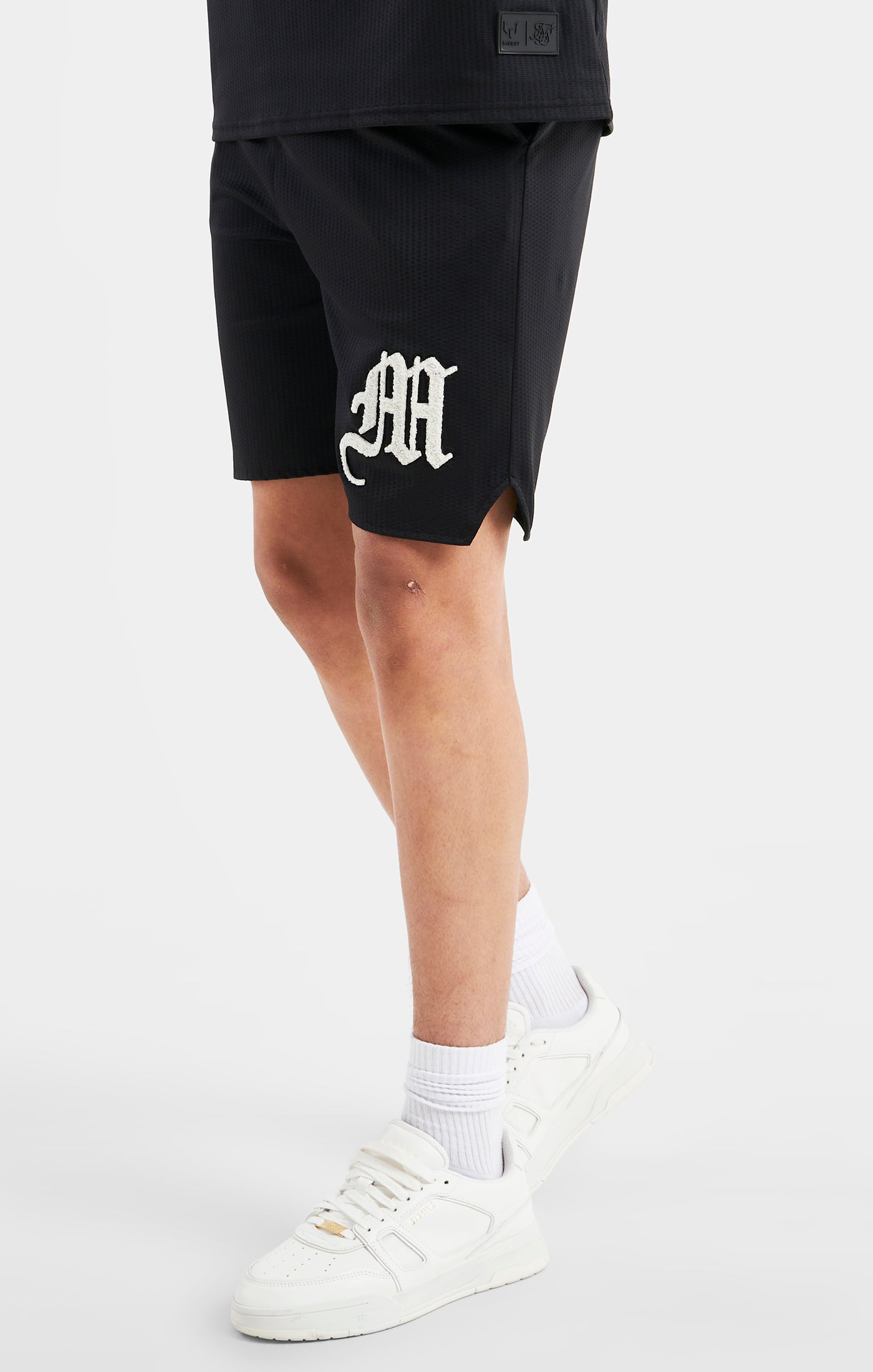 Load image into Gallery viewer, Messi x SikSilk Logo Loose Fit Shorts - Black