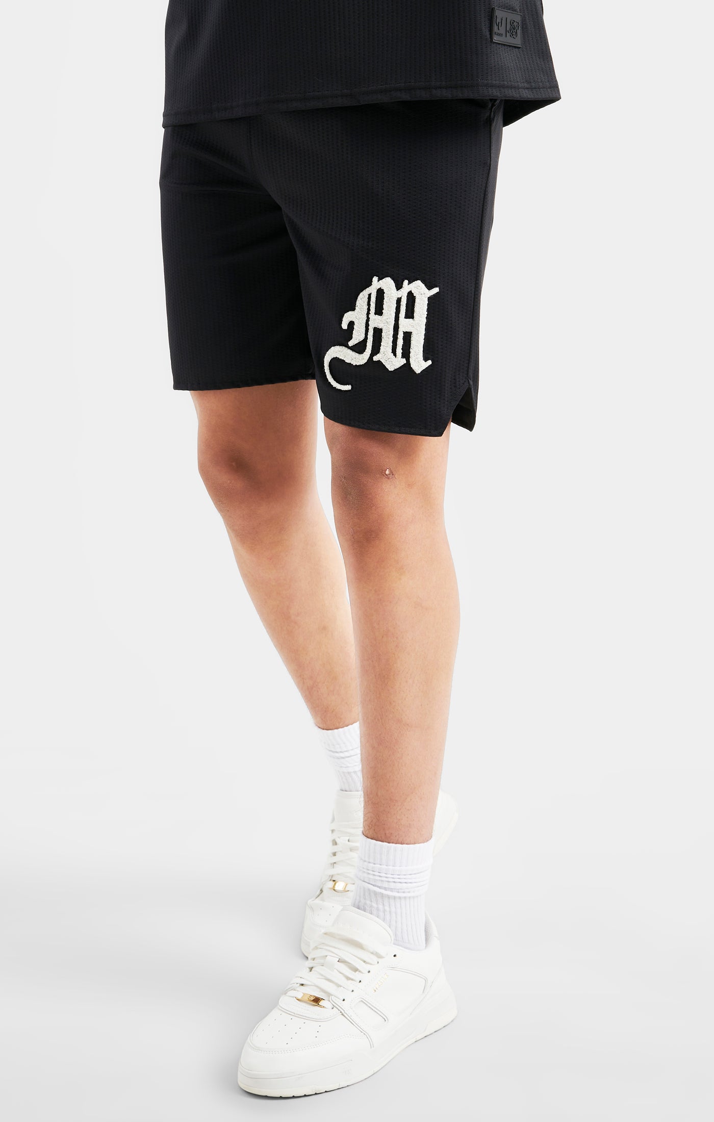 Load image into Gallery viewer, Messi x SikSilk Logo Loose Fit Shorts - Black (5)