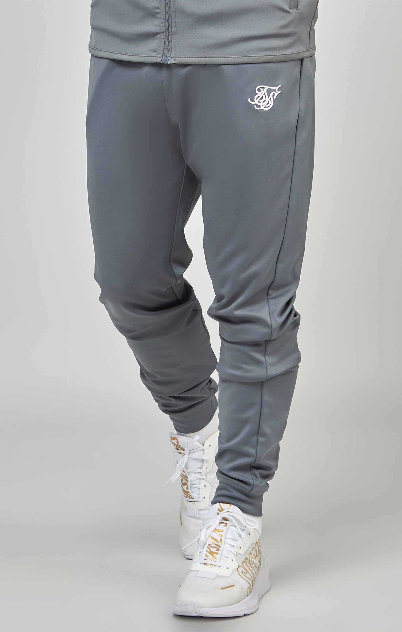 Load image into Gallery viewer, Boys Grey Zip Thru &amp; Jogger Tracksuit (2)
