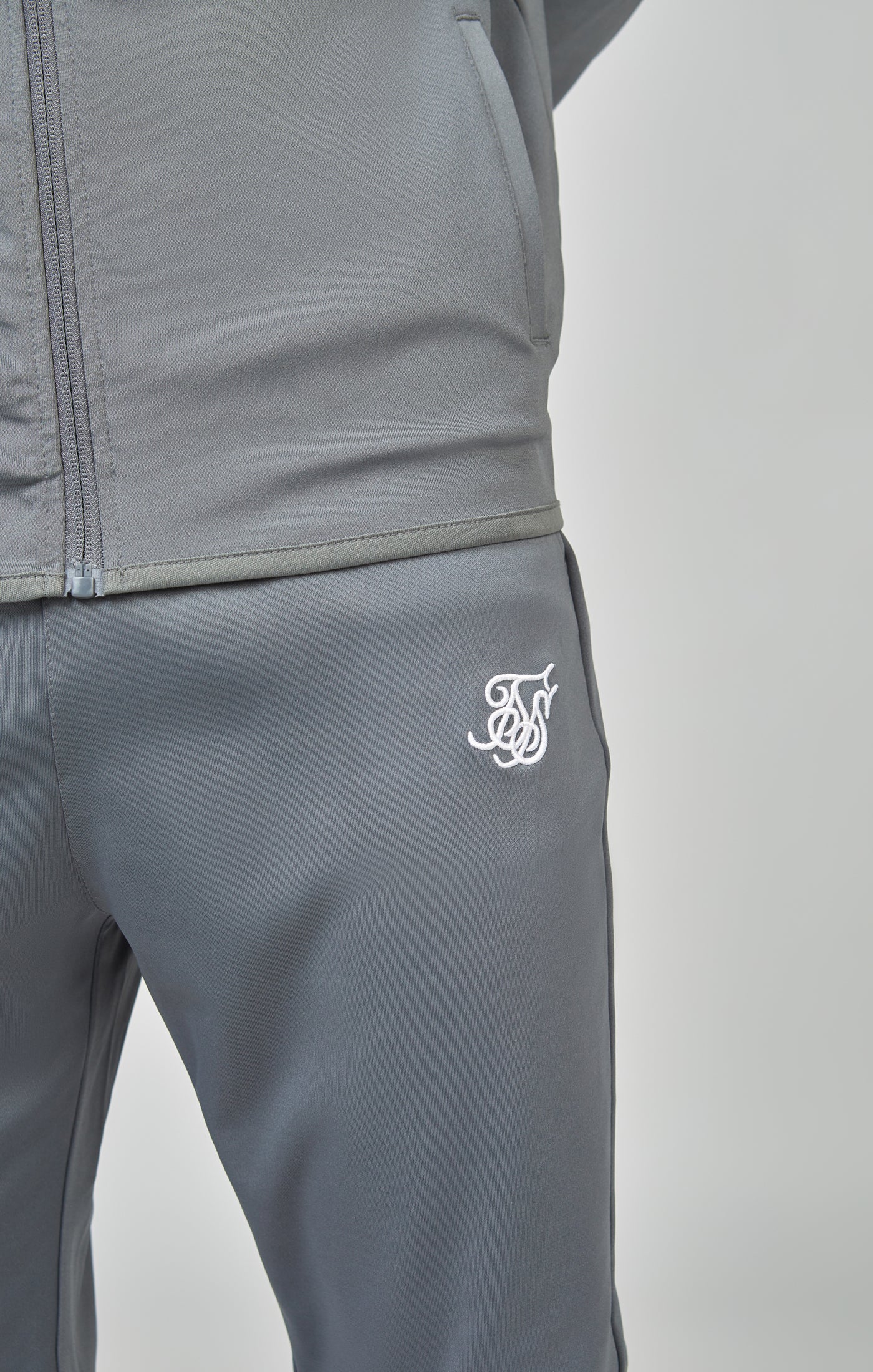 Load image into Gallery viewer, Boys Grey Zip Thru &amp; Jogger Tracksuit (6)