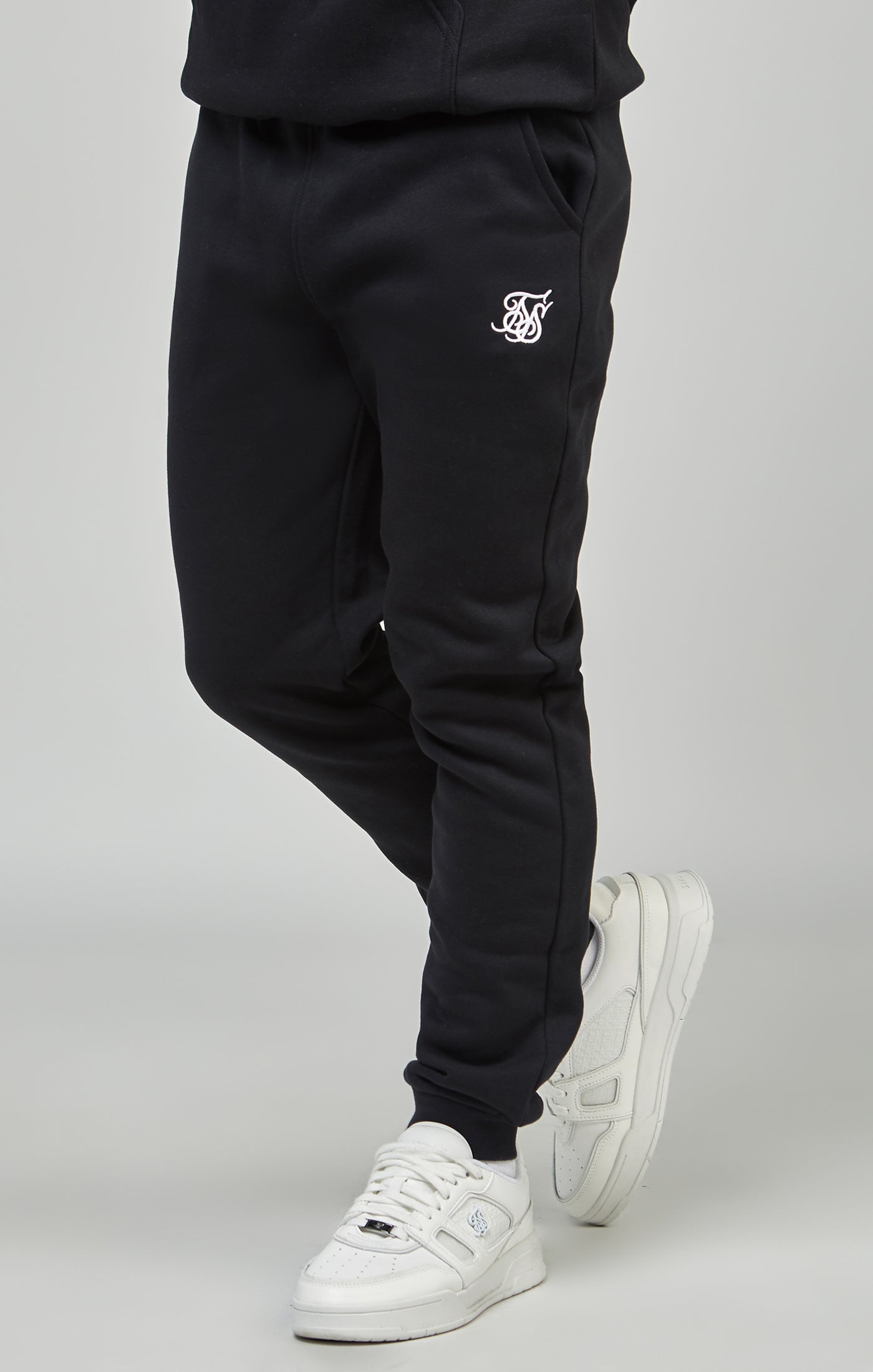 Load image into Gallery viewer, Boys Black Essentials Jogger