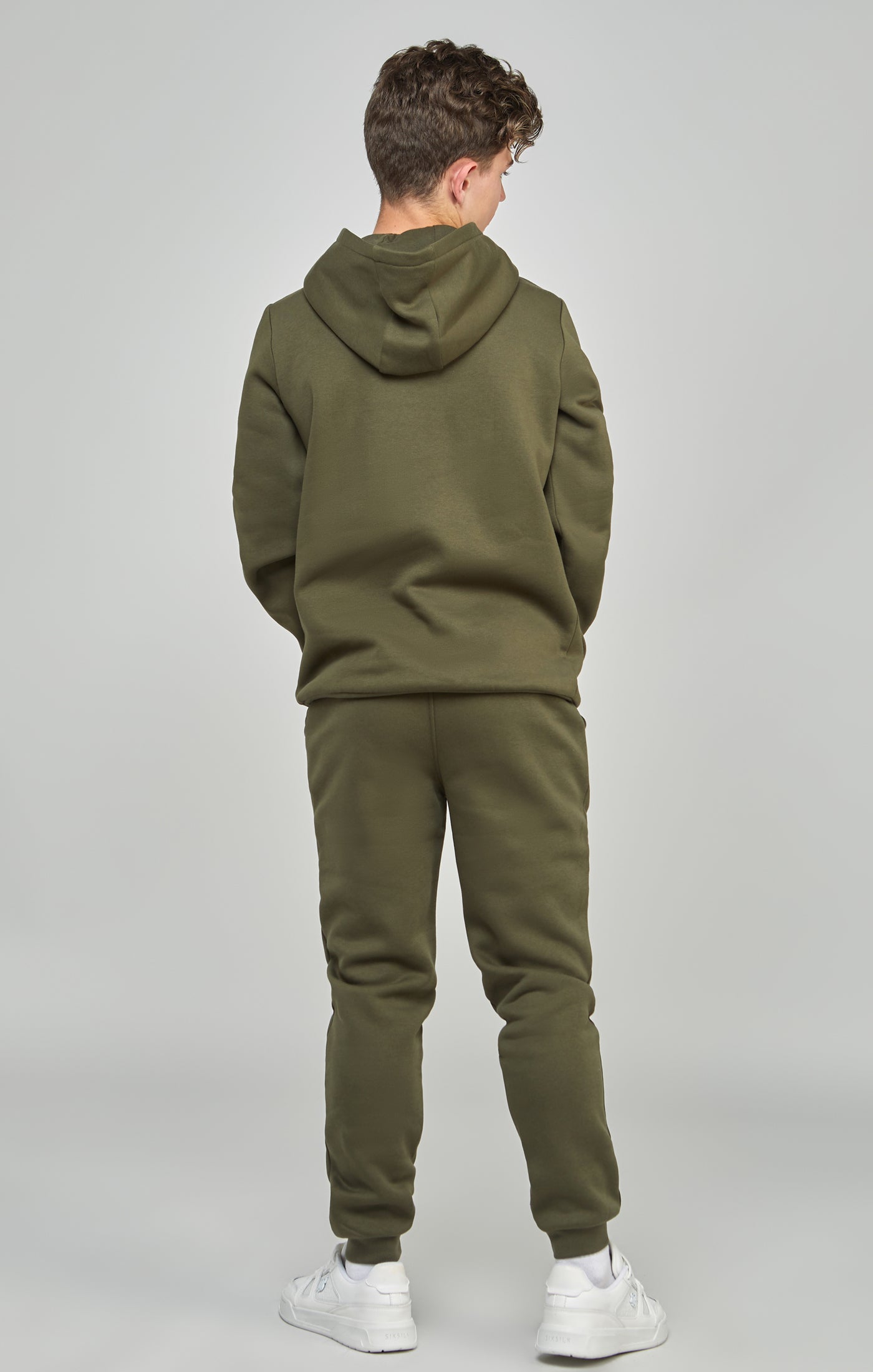 Load image into Gallery viewer, Boys Khaki Essentials Hoodie (4)