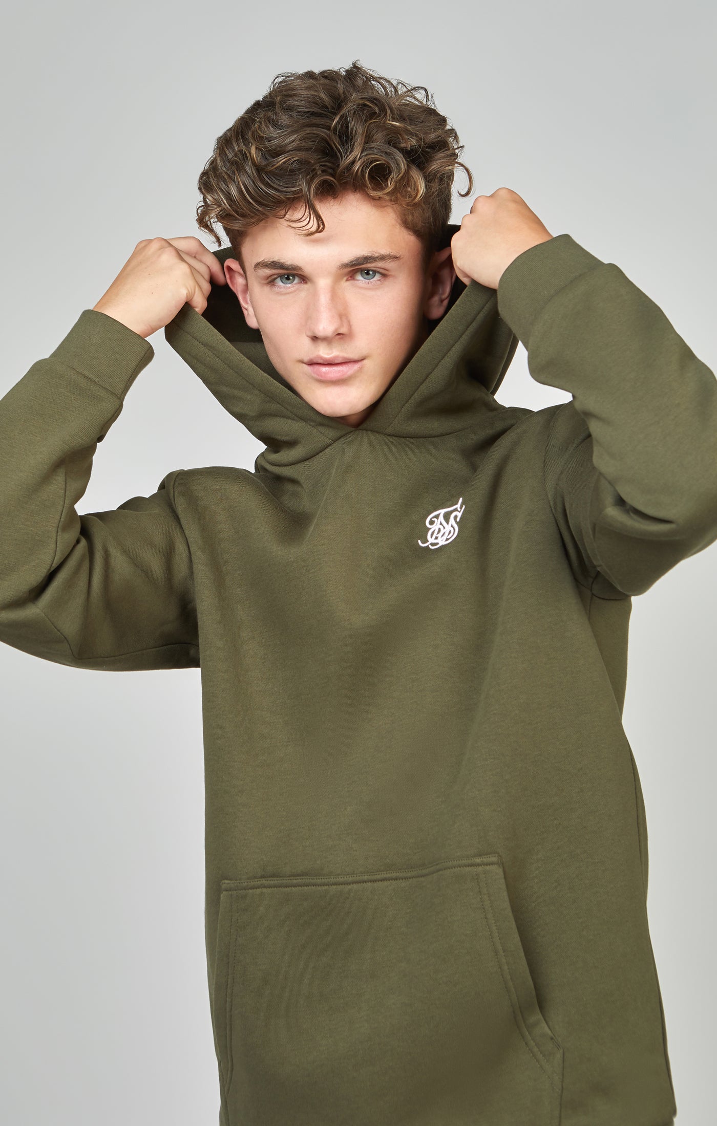 Load image into Gallery viewer, Boys Khaki Essentials Hoodie (5)