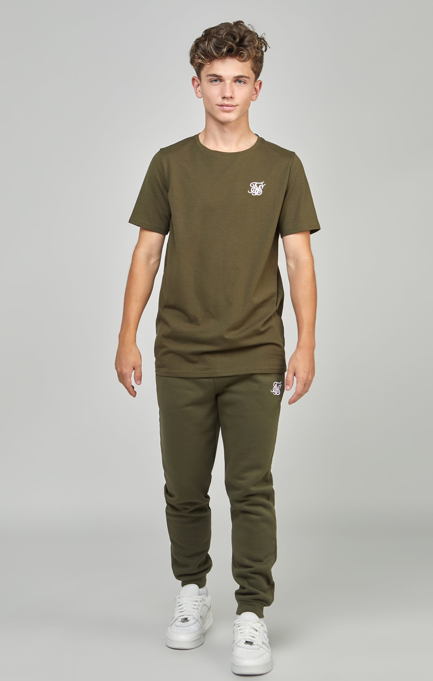 Load image into Gallery viewer, Boys Khaki Essentials T-Shirt (2)