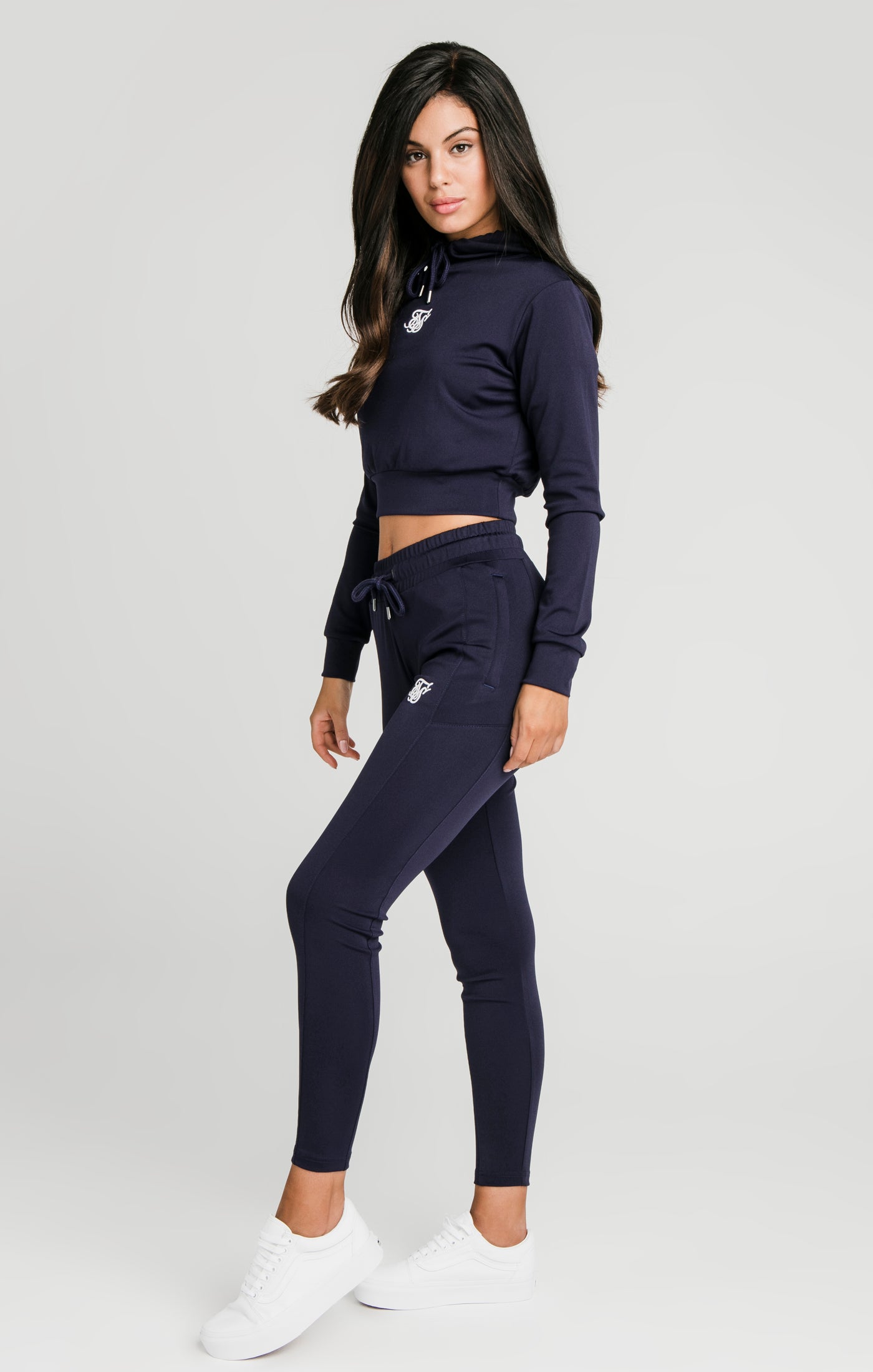 Load image into Gallery viewer, Navy Essential Track Top (3)