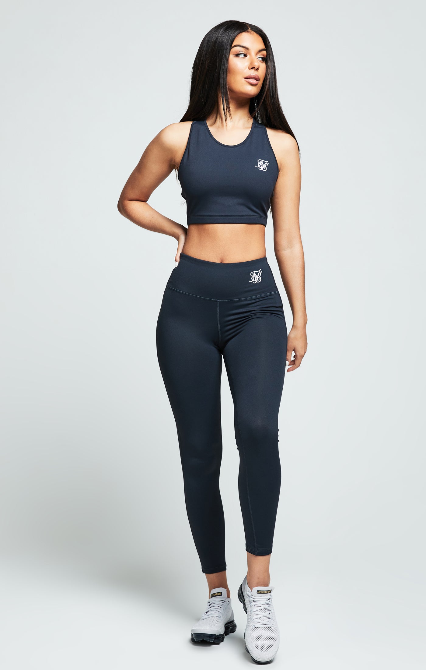 Load image into Gallery viewer, Charcoal Essential Gym Bralette (2)