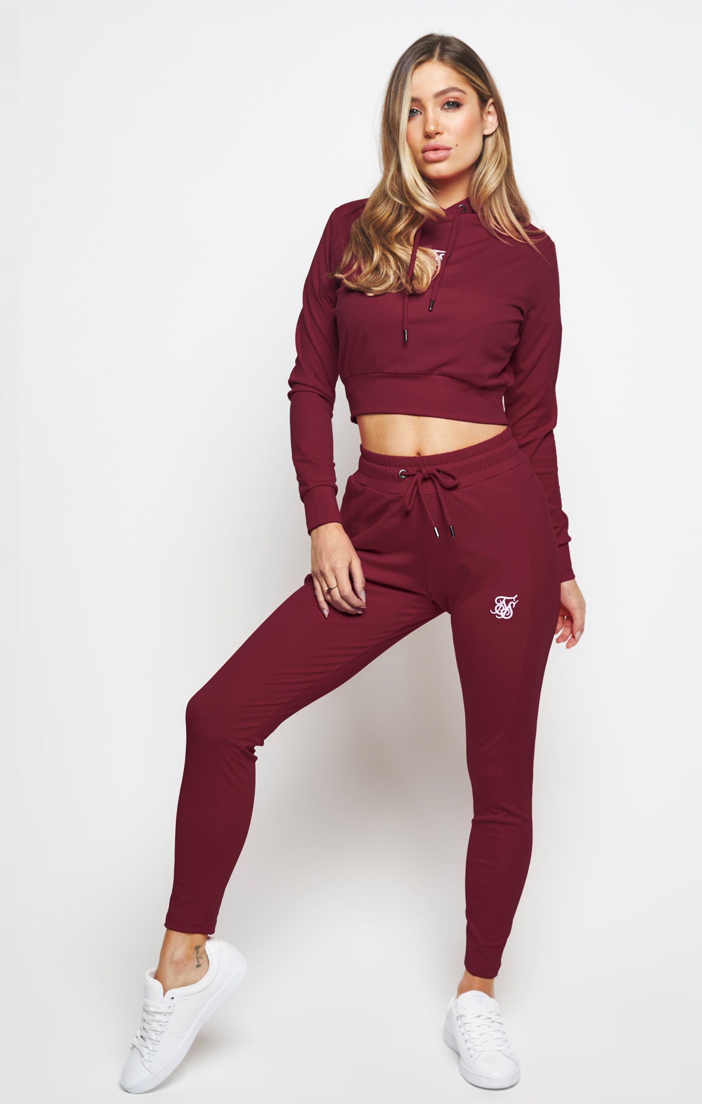Load image into Gallery viewer, SikSilk Zonal Track Top - Burgundy (3)