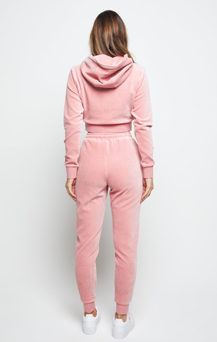 Load image into Gallery viewer, SikSilk Allure Cropped Hoodie - Pink (4)