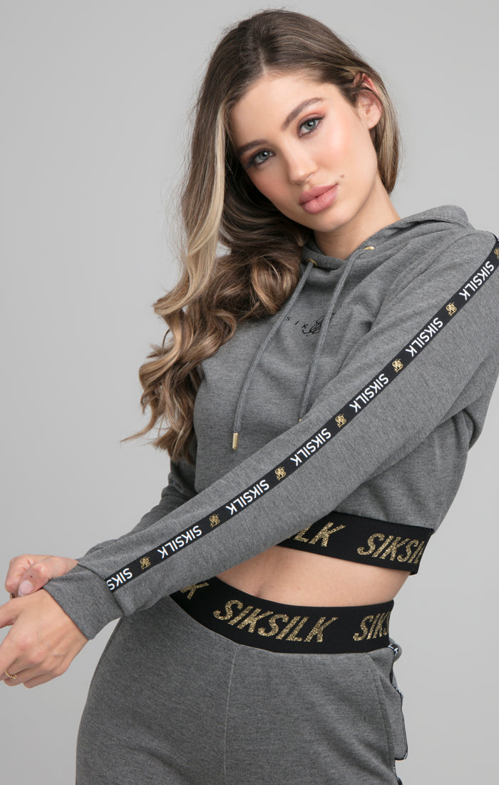 Load image into Gallery viewer, SikSilk Redux Track Top - Grey Marl (2)