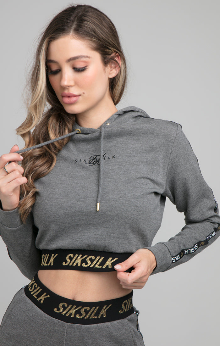 Load image into Gallery viewer, SikSilk Redux Track Top - Grey Marl (1)