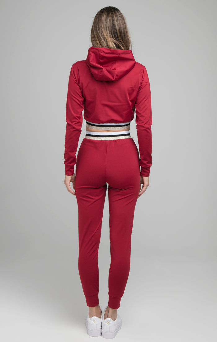 Load image into Gallery viewer, SikSilk Icon Track Top - Burgundy (4)