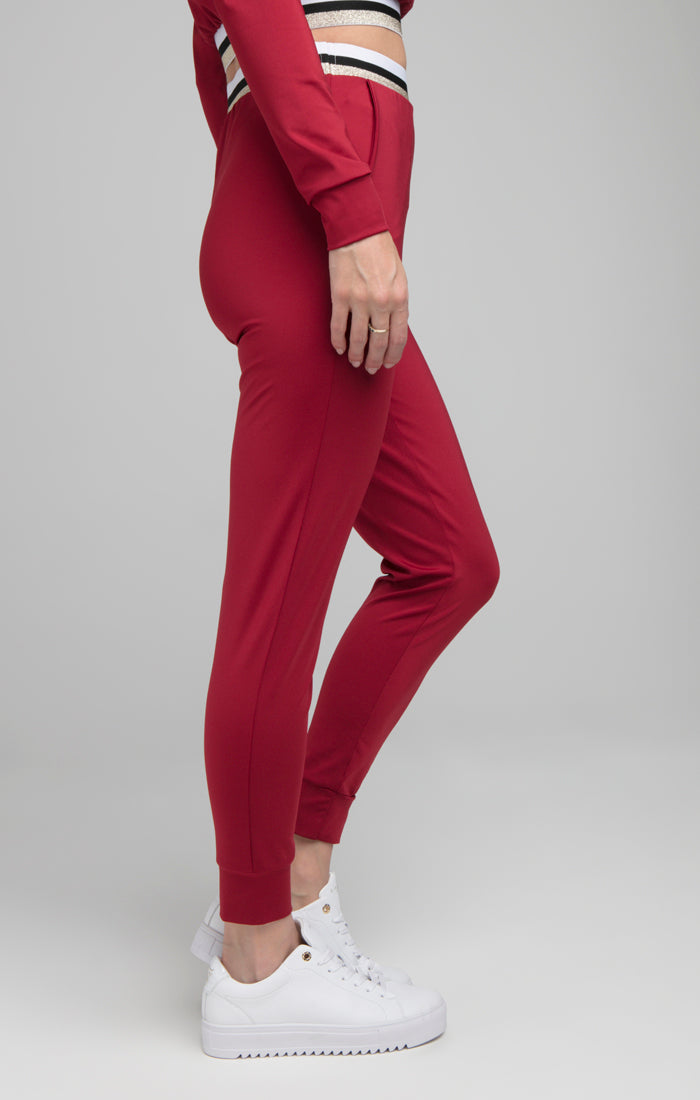 Load image into Gallery viewer, SikSilk Icon Track Pants - Burgundy (1)