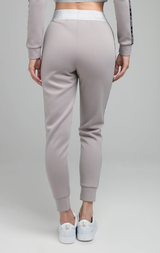 SikSilk Glint Track Pants - Gray
