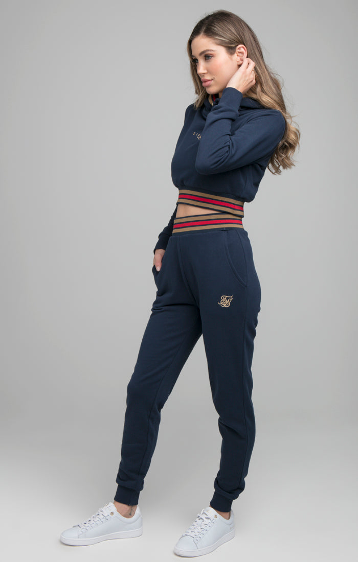Load image into Gallery viewer, SikSilk Reign Track Top - Navy (4)