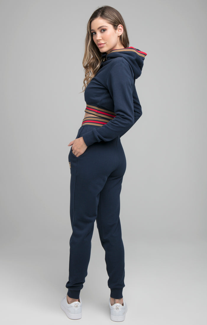 Load image into Gallery viewer, SikSilk Reign Track Top - Navy (2)
