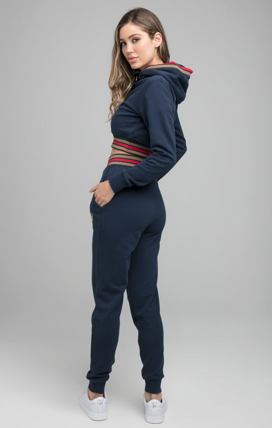SikSilk Reign Track Top - Navy