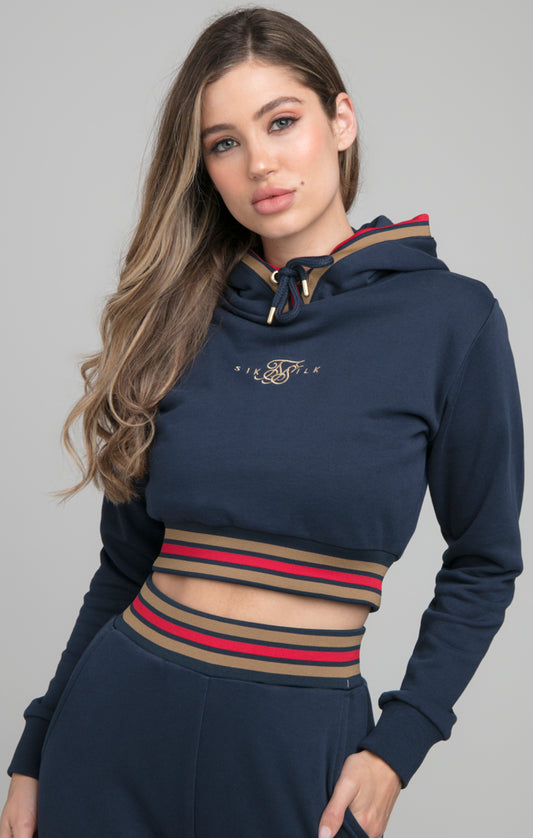 SikSilk Reign Track Top - Navy