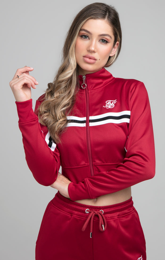 Load image into Gallery viewer, SikSilk Prosperity Track Top - Red