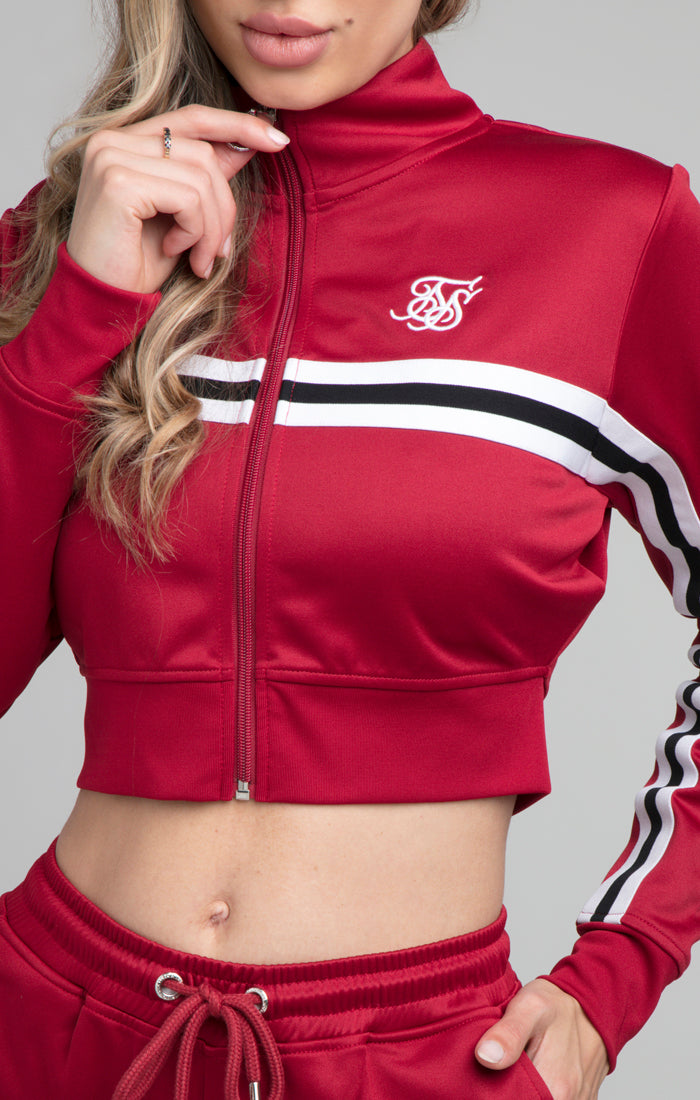 Load image into Gallery viewer, SikSilk Prosperity Track Top - Red (1)