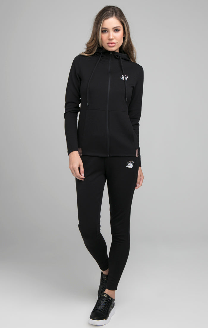 Load image into Gallery viewer, SikSilk Roseate Track Top - Black (3)