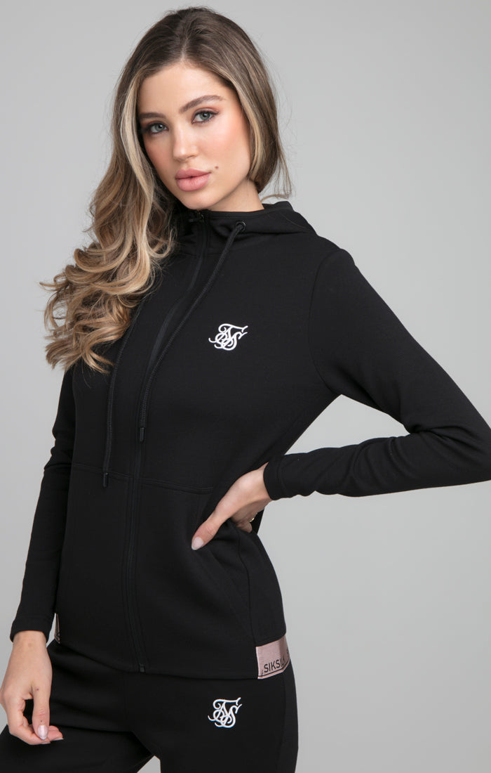 Load image into Gallery viewer, SikSilk Roseate Track Top - Black